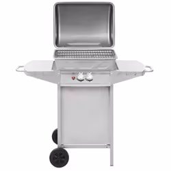 VidaXL 44274 barbecue per l'aperto e bistecchiera Grill Carrello Gas Argento 5500 W - Vista aggiuntiva 7