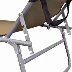 VidaXL 44292 sedia da esterno Salone Seduta imbottita Poliestere Grigio talpa - Vista aggiuntiva 6