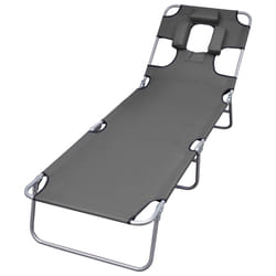 VidaXL 44295 sedia da esterno Salone Seduta imbottita Poliestere Grigio