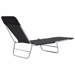 VidaXL 44300 sedia da esterno Salone Poliestere Nero - Vista aggiuntiva 6