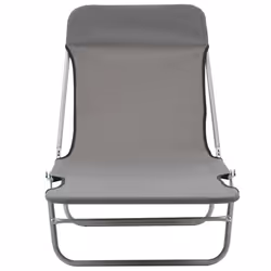 VidaXL 44302 sedia da esterno Salone Poliestere Grigio - Vista aggiuntiva 4