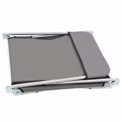 VidaXL 44302 sedia da esterno Salone Poliestere Grigio - Vista aggiuntiva 5