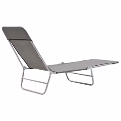 VidaXL 44302 sedia da esterno Salone Poliestere Grigio - Vista aggiuntiva 7