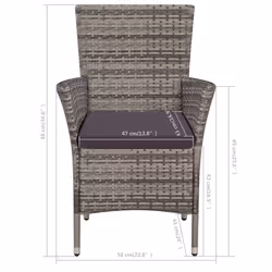 VidaXL 44095 set mobili da esterno - Vista aggiuntiva 5
