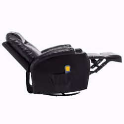 VidaXL 246635 sedia massaggiante elettrica Nero - Vista aggiuntiva 6