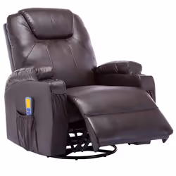 VidaXL 246636 sedia massaggiante elettrica Marrone - Vista aggiuntiva 4