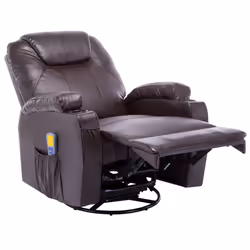 VidaXL 246636 sedia massaggiante elettrica Marrone - Vista aggiuntiva 5