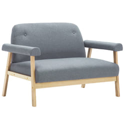 VidaXL 246643 divano 2 seduta(e) Grigio
