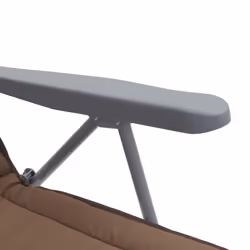 VidaXL 44321 sedia da esterno Terrazzo Seduta imbottita Cotone, Poliestere Marrone - Vista aggiuntiva 8