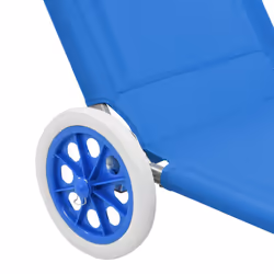 VidaXL 44322 sedia da esterno Salone Seduta imbottita Poliestere Blu - Vista aggiuntiva 8