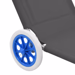 VidaXL 44325 sedia da esterno Salone Seduta imbottita Poliestere Grigio - Vista aggiuntiva 8