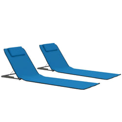 VidaXL 44327 sedia da esterno Terrazzo Poliestere Blu