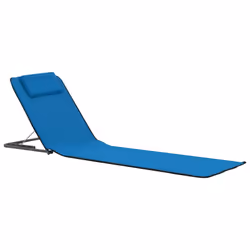 VidaXL 44327 sedia da esterno Terrazzo Poliestere Blu