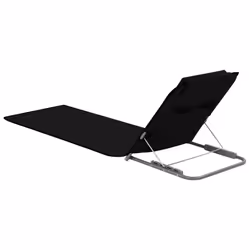 VidaXL 44328 sedia da esterno Terrazzo Poliestere Nero - Vista aggiuntiva 3