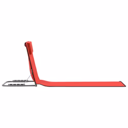 VidaXL 44329 sedia da esterno Terrazzo Poliestere Rosso