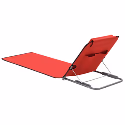 VidaXL 44329 sedia da esterno Terrazzo Poliestere Rosso - Vista aggiuntiva 4