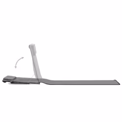 VidaXL 44330 sedia da esterno Terrazzo Poliestere Grigio - Vista aggiuntiva 4