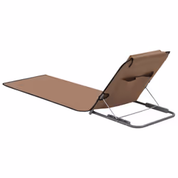 VidaXL 44331 sedia da esterno Terrazzo Poliestere Marrone - Vista aggiuntiva 4