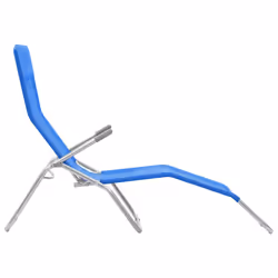 VidaXL 44337 sedia da esterno Salone Poliestere, Cloruro di polivinile (PVC) Blu - Vista aggiuntiva 5