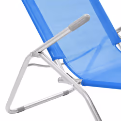 VidaXL 44337 sedia da esterno Salone Poliestere, Cloruro di polivinile (PVC) Blu - Vista aggiuntiva 7