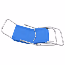 VidaXL 44337 sedia da esterno Salone Poliestere, Cloruro di polivinile (PVC) Blu - Vista aggiuntiva 8