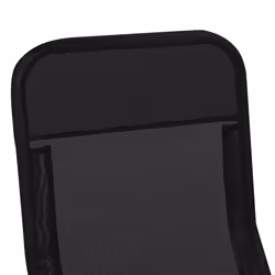 VidaXL 44338 sedia da esterno Salone Poliestere, Cloruro di polivinile (PVC) Nero - Vista aggiuntiva 8