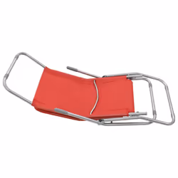 VidaXL 44339 sedia da esterno Salone Poliestere, Cloruro di polivinile (PVC) Rosso - Vista aggiuntiva 8