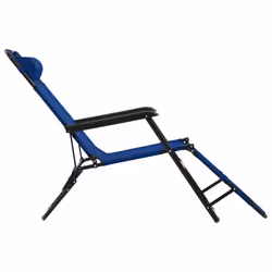 VidaXL 44342 sedia da esterno Salone Poliestere Blu - Vista aggiuntiva 5