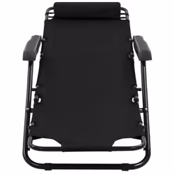 VidaXL 44343 sedia da esterno Salone Poliestere Nero - Vista aggiuntiva 8