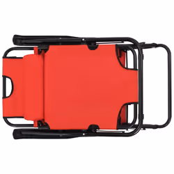 VidaXL 44344 sedia da esterno Salone Poliestere Rosso - Vista aggiuntiva 7