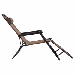 VidaXL 44346 sedia da esterno Salone Poliestere Marrone - Vista aggiuntiva 5