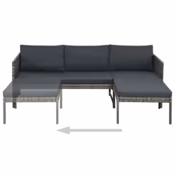 VidaXL 44480 set mobili da esterno