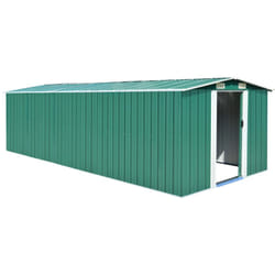 Vidaxl - Casetta da Giardino 257x580x181 cm in Metallo Verde