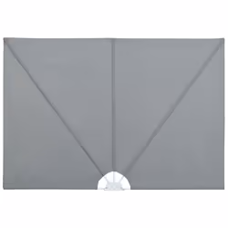 vidaXL Tenda Laterale per Terrazza Pieghevole Grigio 240x160 cm - Vista aggiuntiva 2