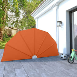 Tenda Laterale per Terrazza Pieghevole Terracotta 160 cm - Vidaxl