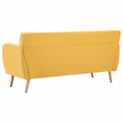 VidaXL 247127 divano Giallo - Vista aggiuntiva 5