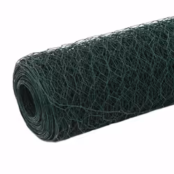 Recinzione in Rete per Pollaio in Acciaio e PVC 25x1,2 m Verdecod mxl 79632 - Vista aggiuntiva 2