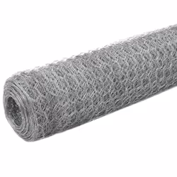 Recinzione in Rete per Pollaio in Acciaio Zincato 25x1,2m Argentocod mxl 103490 - Vista aggiuntiva 2