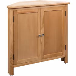Questo armadietto ad angolo sarà un'aggiunta pratica e decorativa alla vostra casa. Realizzato in legno massello di quercia e ...