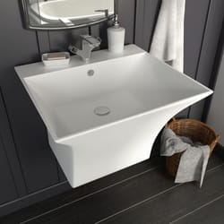 Vidaxl - Lavabo a Parete in Ceramica Bianco 500x450x410 mm 985546