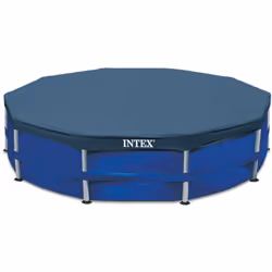 La copertura per piscina rettangolare della Intex 28031 protegge la piscina da sporcizia, insetti ed altri detriti nei period ...