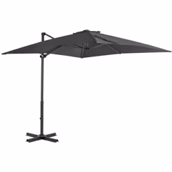Questo elegante ombrellone pensile è perfetto per creare un po' d'ombra e proteggervi dai dannosi raggi UV del sole. La foder ...
