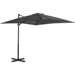 Ombrellone a Sbalzo con Palo in Alluminio Antracite 250x250 cm Vidaxl 8077