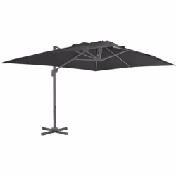 Questo elegante ombrellone pensile è perfetto per creare un po' d'ombra e proteggervi dai dannosi raggi UV del sole. La foder ...