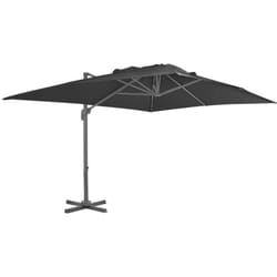 Vidaxl - Ombrellone a Sbalzo Palo in Alluminio 400x300 cm Antracite