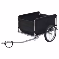 Rimorchio da Bici Nero e Giallo 65 kgcod mxl 96973 - Vista aggiuntiva 3