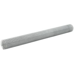 Recinzione in Rete per Pollaio Acciaio Zincato 10x1,5 m Argento Vidaxl 8433