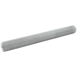 Vidaxl - Recinzione in Rete per Pollaio Acciaio Zincato 10x1,5 m Argento