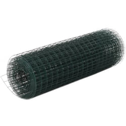 Vidaxl - Recinzione in Rete per Pollaio in Acciaio e pvc 25x0,5 m Verde