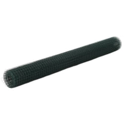 Recinzione in Rete per Pollaio in Acciaio e PVC 25x1,5 m Verde